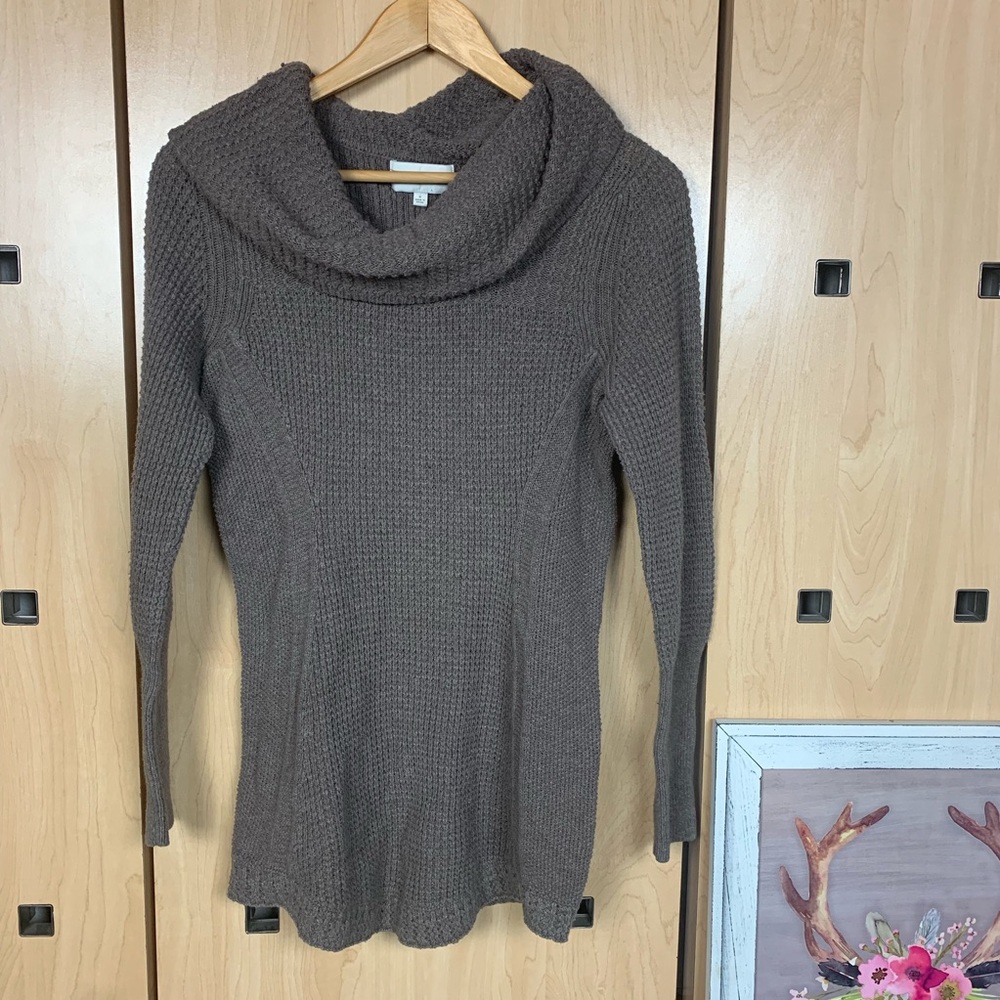 ANTHROPOLOGIE rosie cowl neck thermal sweater
